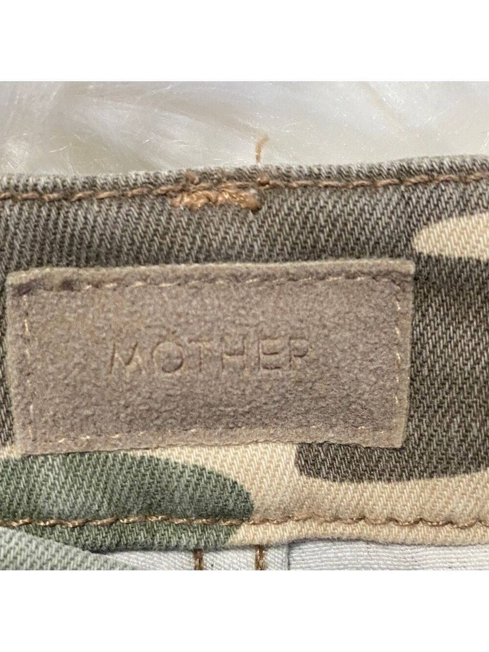 MOTHER Camouflage Pants with Black Detail - Picture 2 of 11